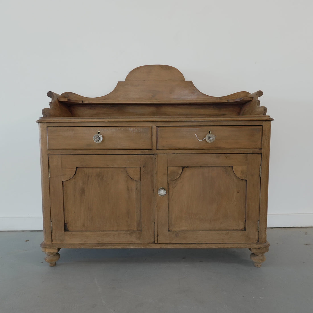 Circa 1820 Victorian English Side Pine Table - Trouvaille Imports