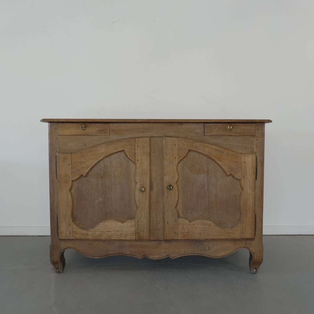 Circa 1870 Victorian French Wood Chateau Sideboard - Trouvaille Imports