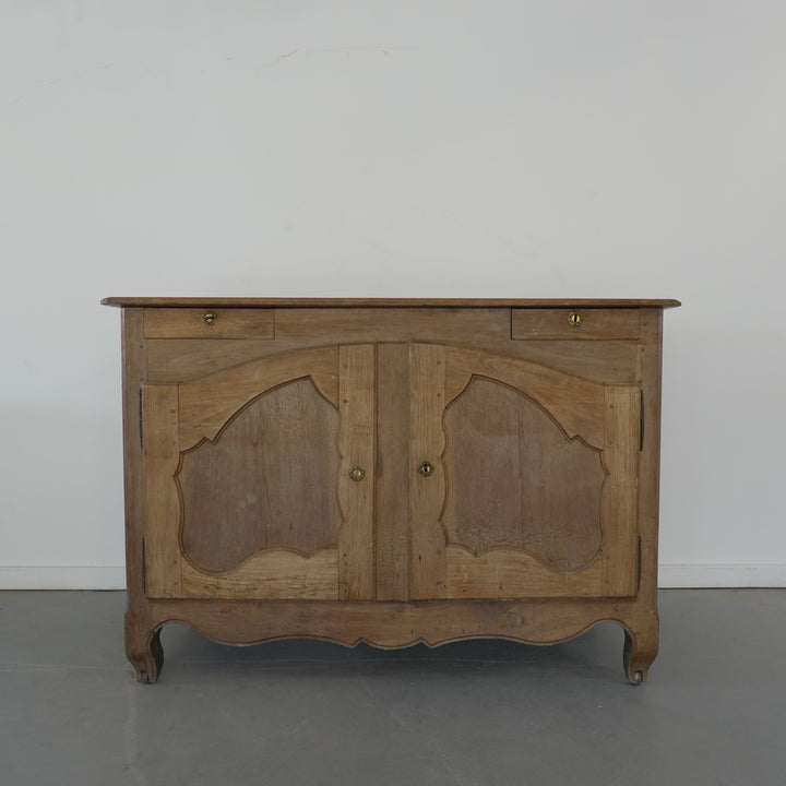 Circa 1870 Victorian French Wood Chateau Sideboard - Trouvaille Imports