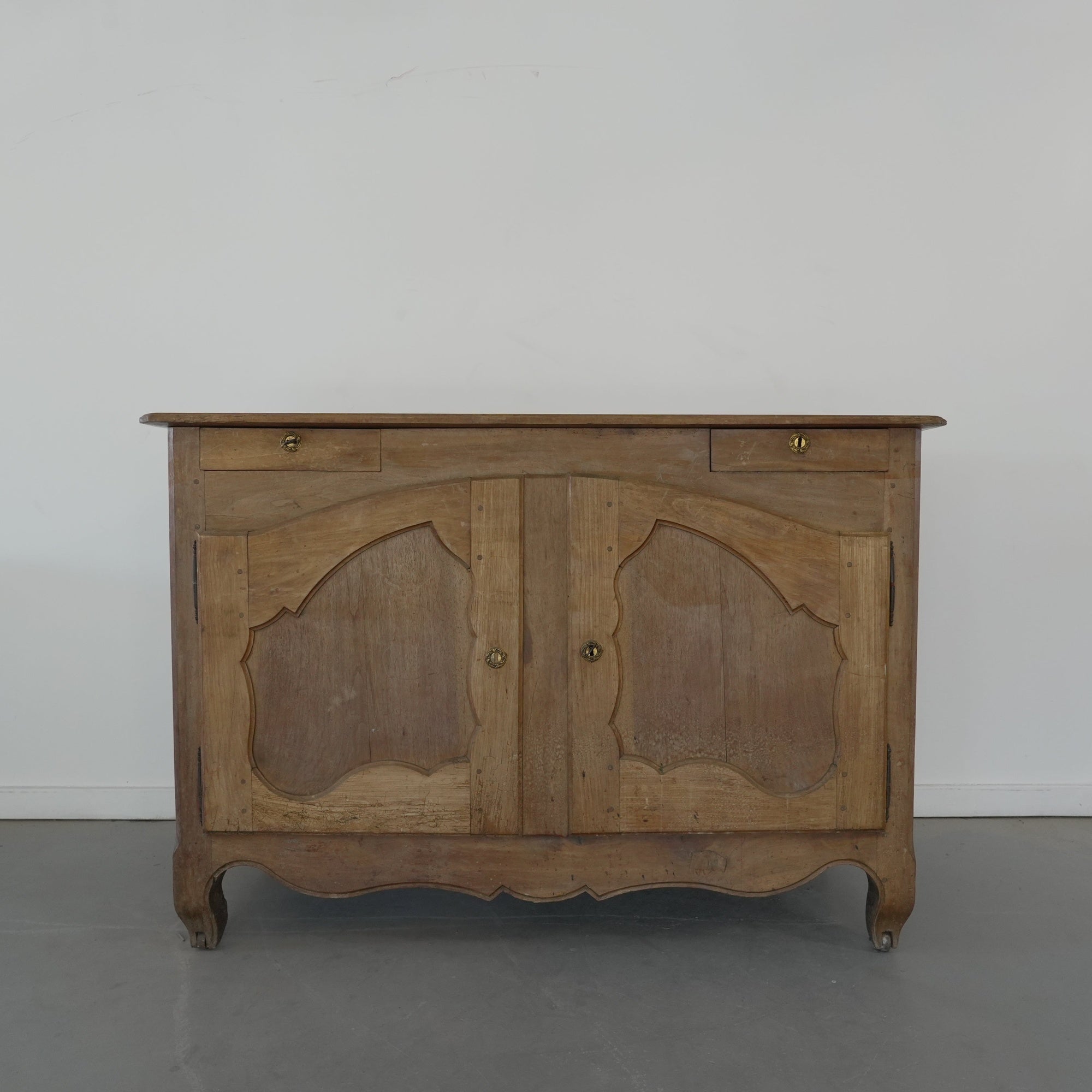 Circa 1870 Victorian French Wood Chateau Sideboard