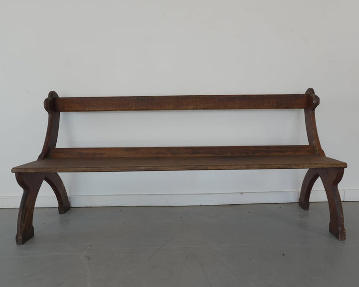 English Gothic Church Pew - Trouvaille Imports