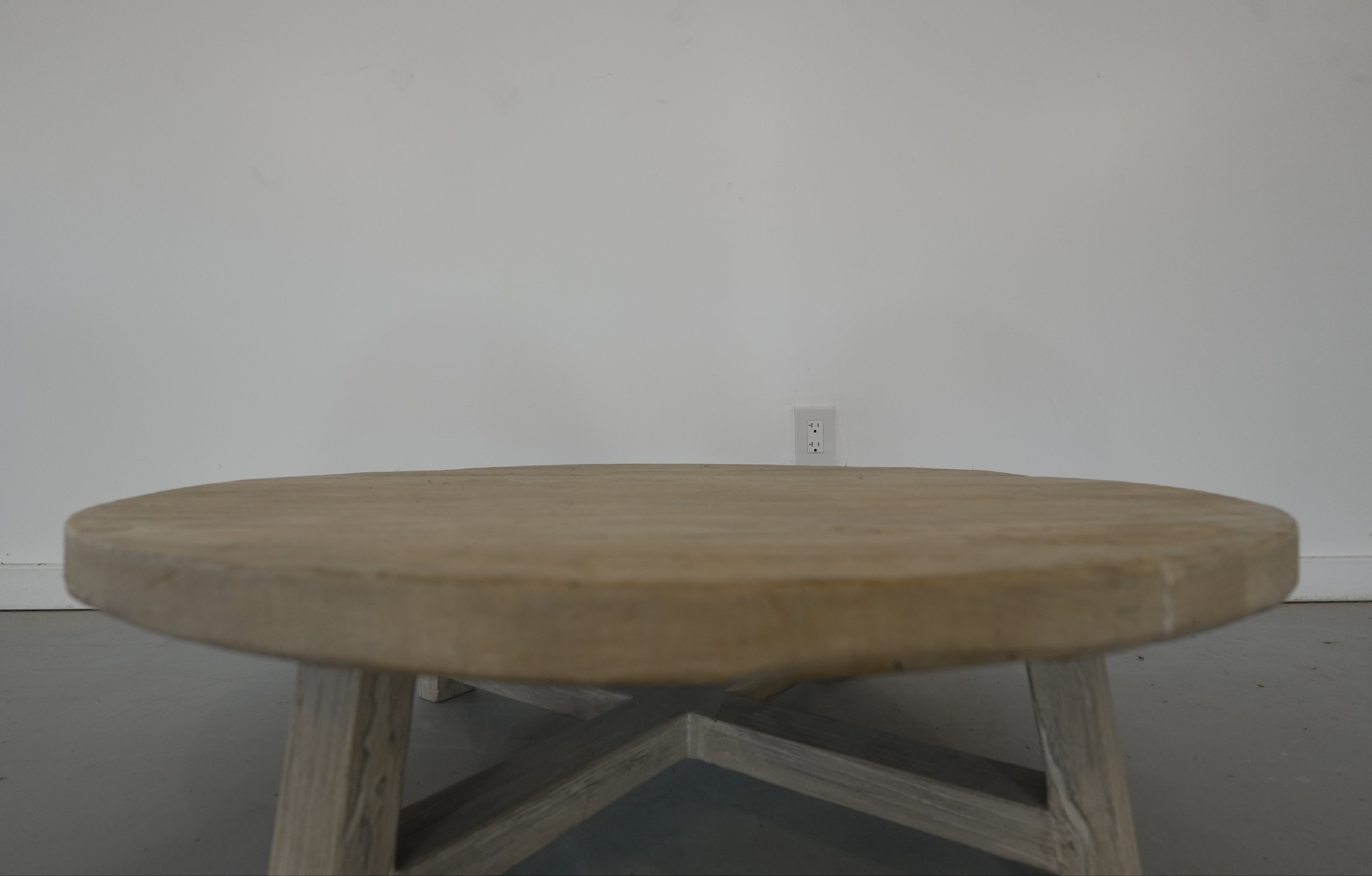 Elm Wood Coffee Table - Trouvaille Imports