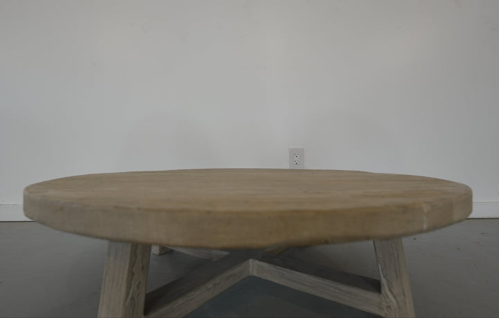 Elm Wood Coffee Table - Trouvaille Imports