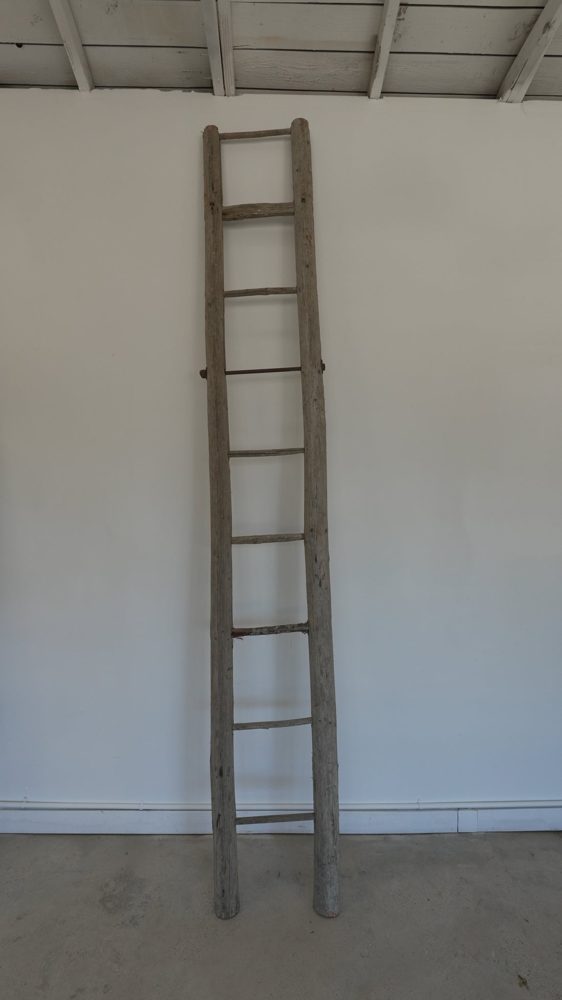 Hungarian Antique Wood Ladder - Trouvaille Imports