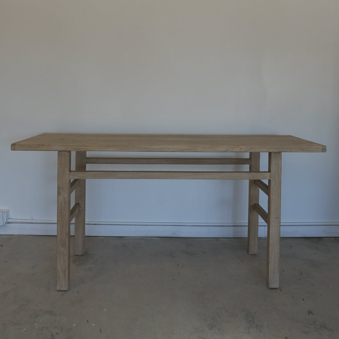 Elm Wood Console - Trouvaille Imports