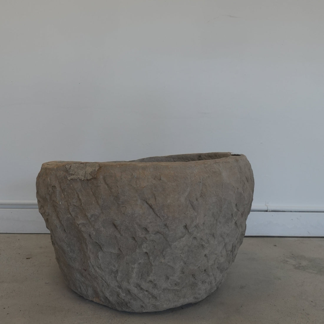 Vintage Sandstone Pot (Small) - Trouvaille Imports