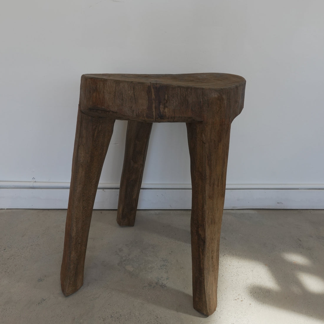 Vintage Primitive Indonesian Side Table - Trouvaille Imports