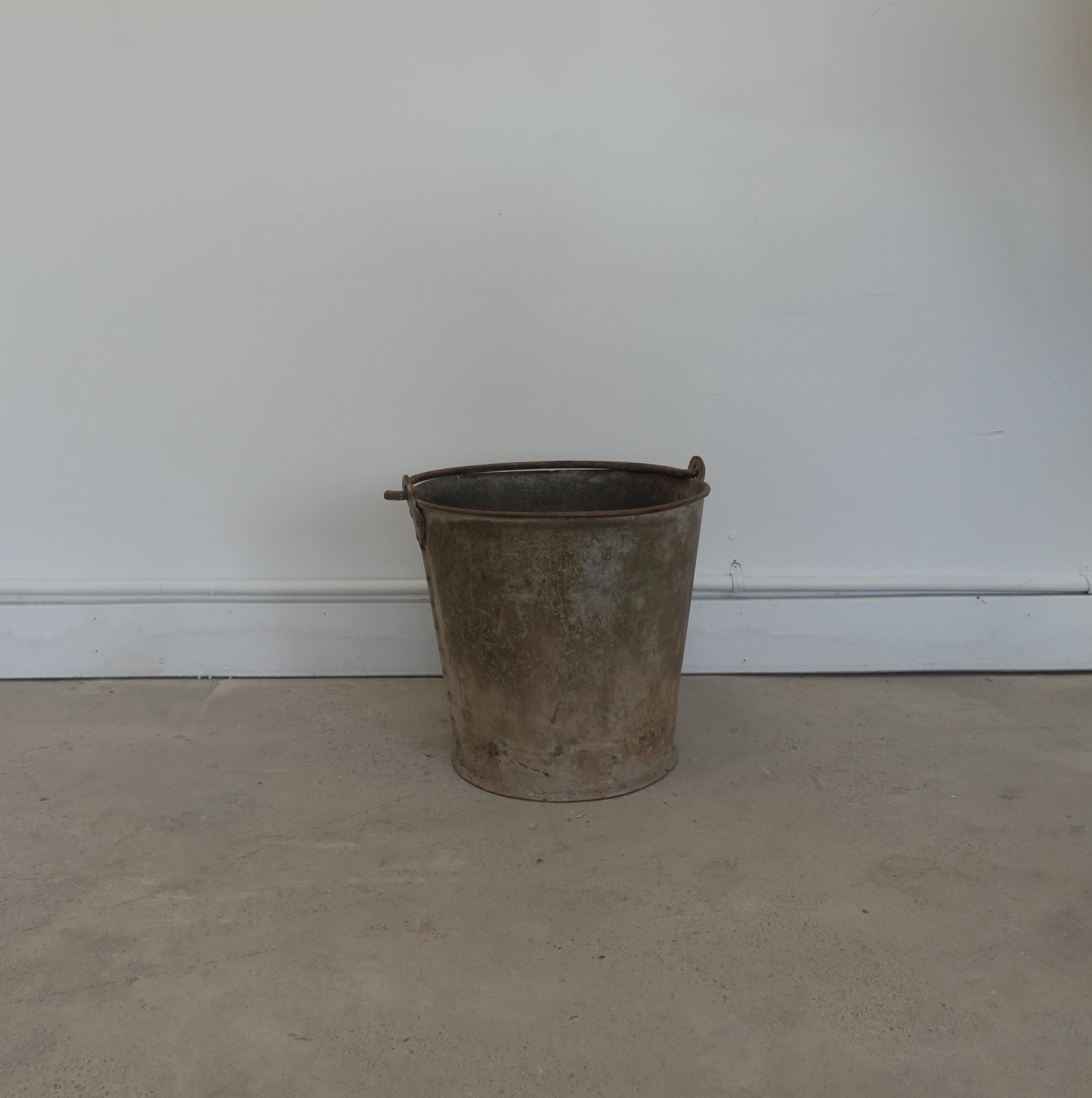 Antique French Iron Grape Buckets - Trouvaille Imports