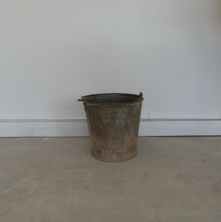 Antique French Iron Grape Buckets - Trouvaille Imports