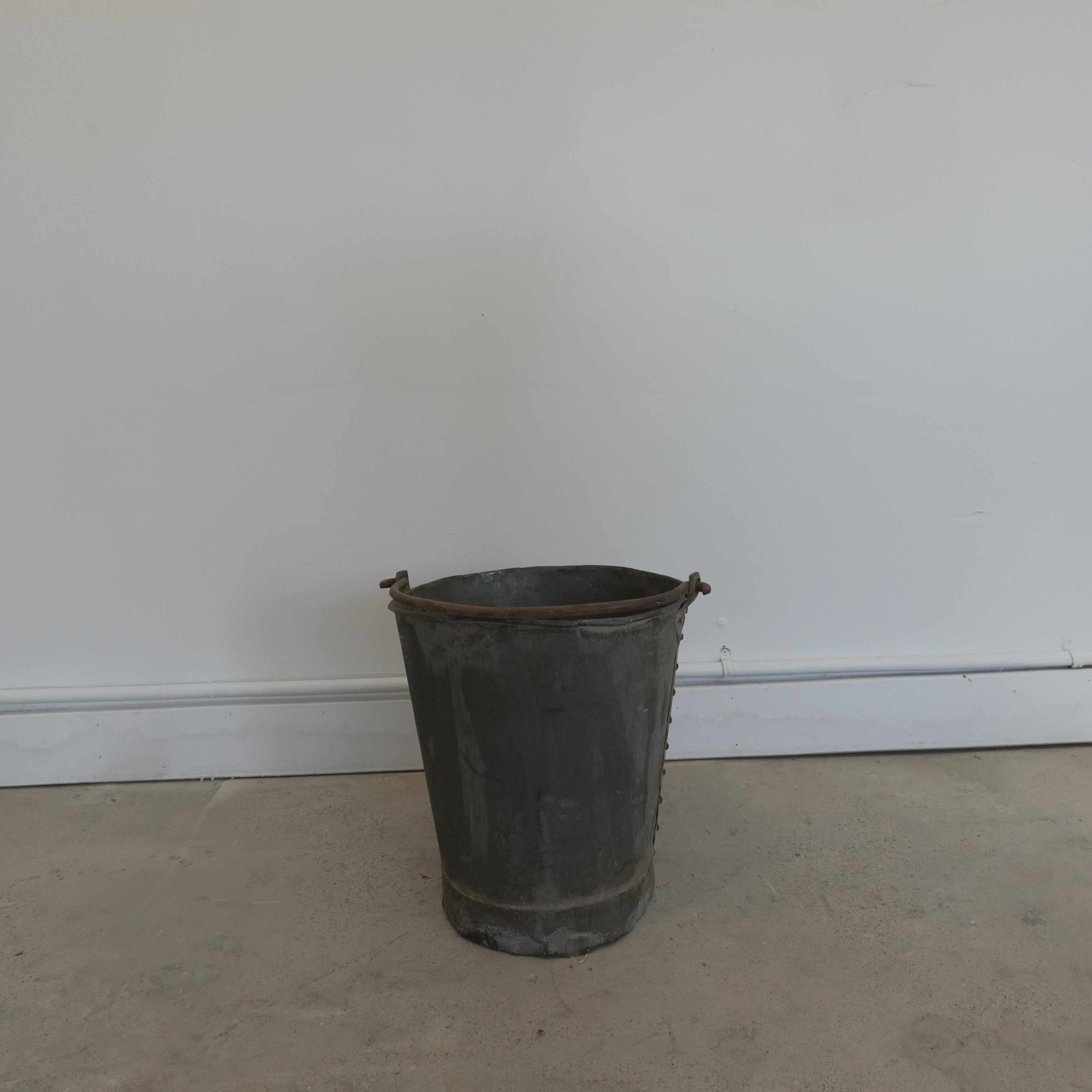 Antique French Iron Grape Buckets - Trouvaille Imports