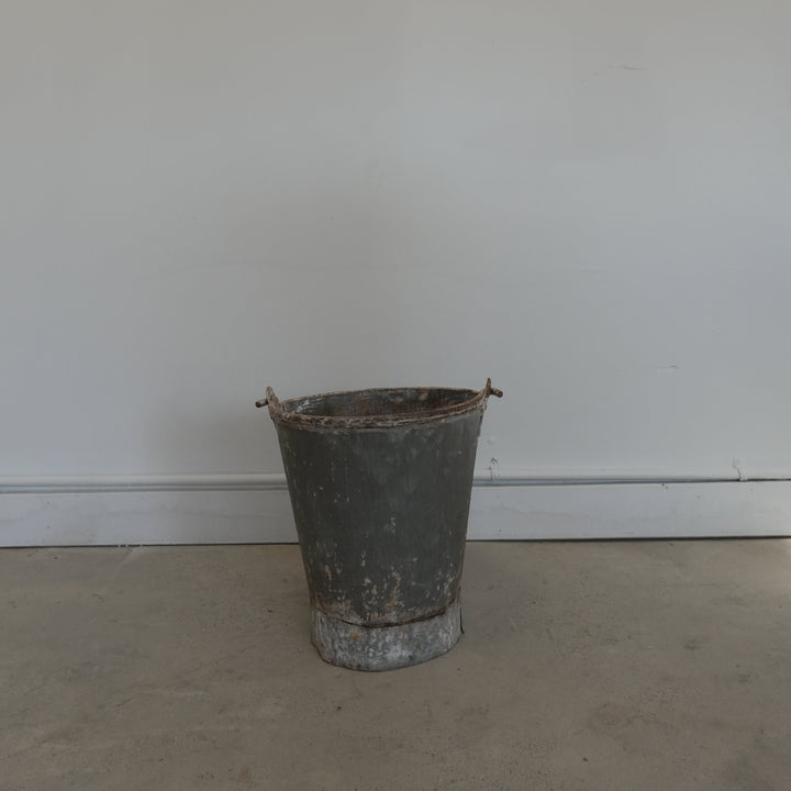 Antique French Iron Grape Buckets - Trouvaille Imports