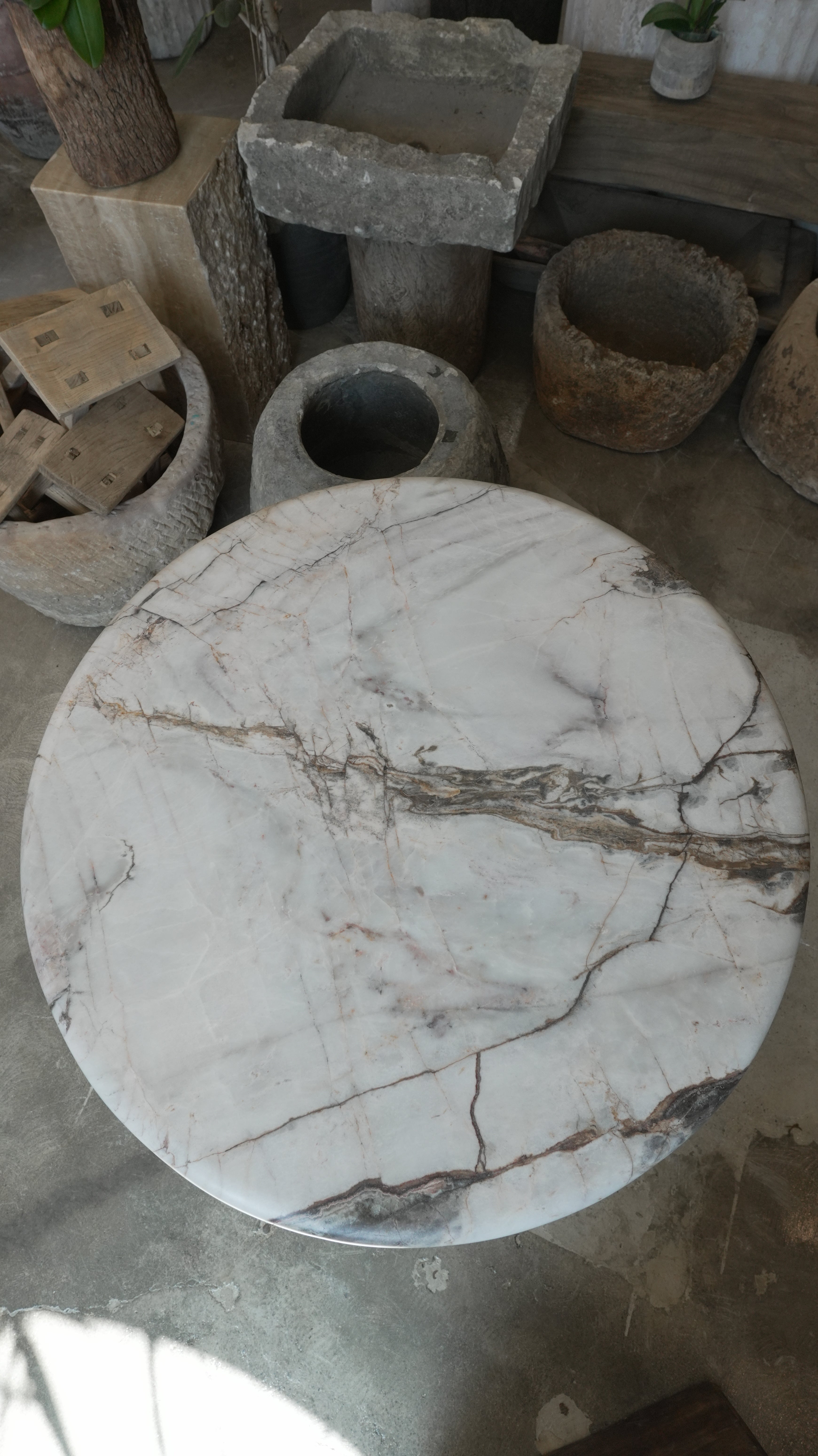 Marble Table - Trouvaille Imports