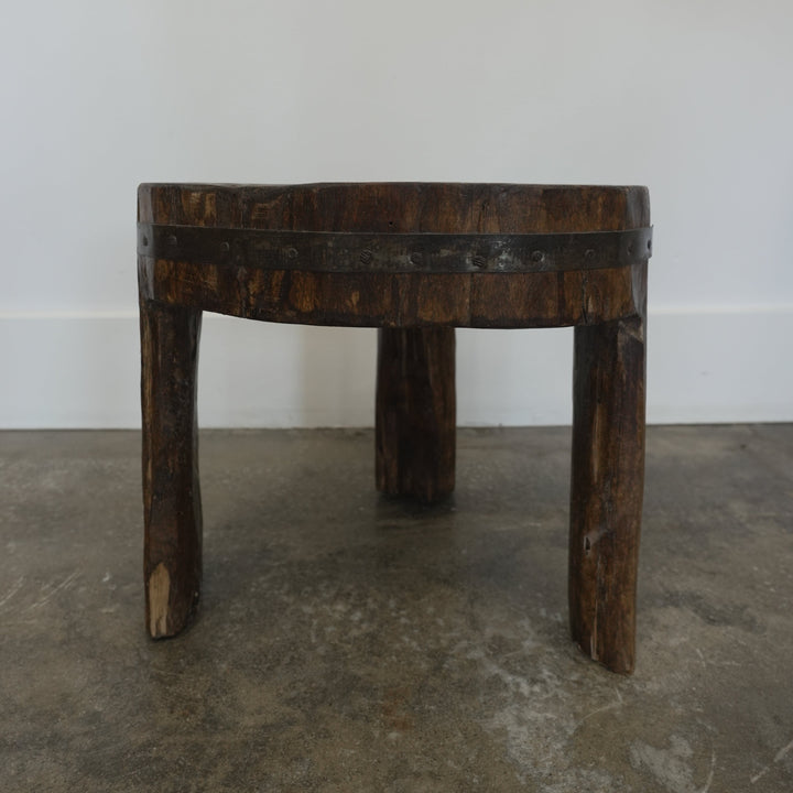 Rare Vintage Nagaland Stool - Trouvaille Imports