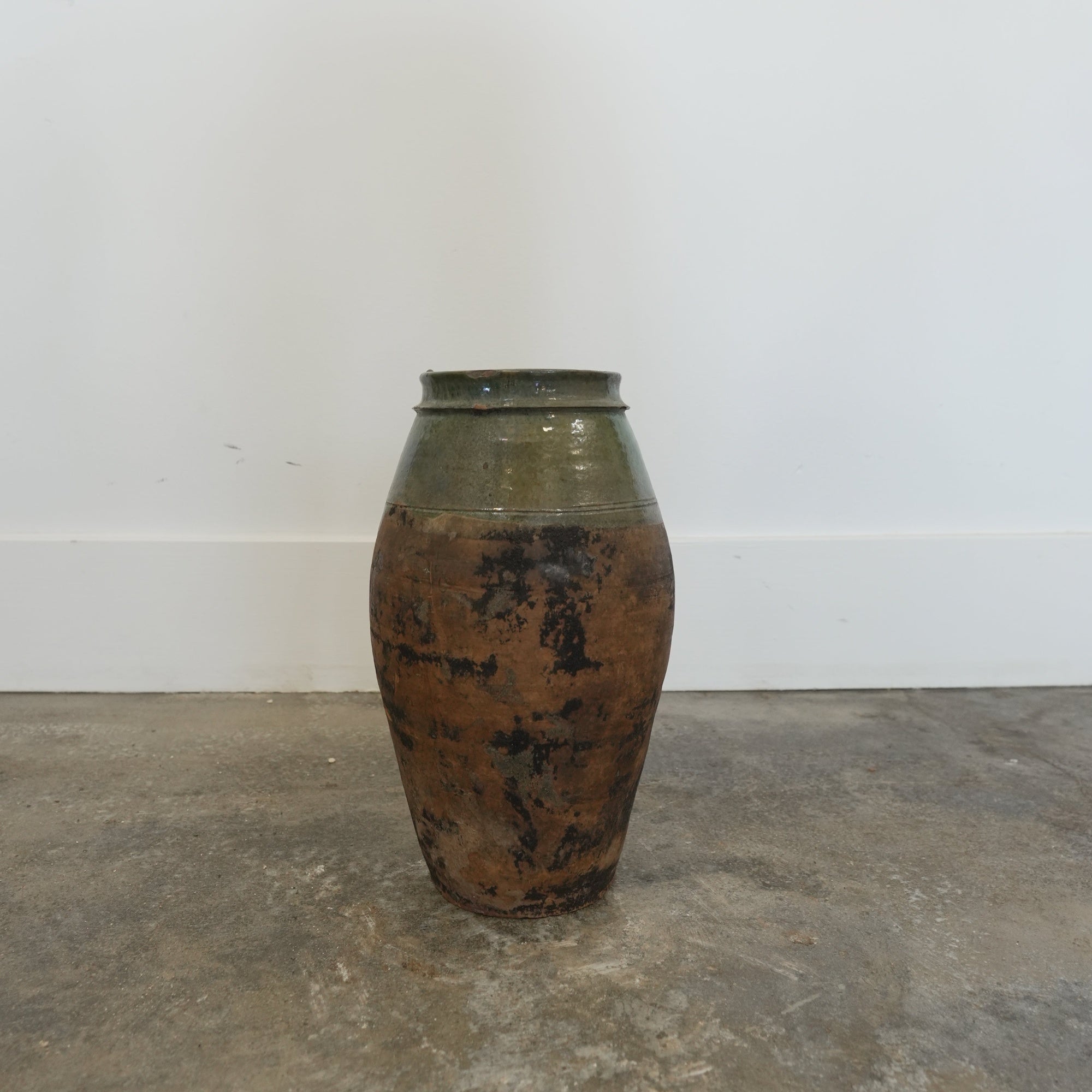 Antique Turkish Olive Oil Jar - Trouvaille Imports