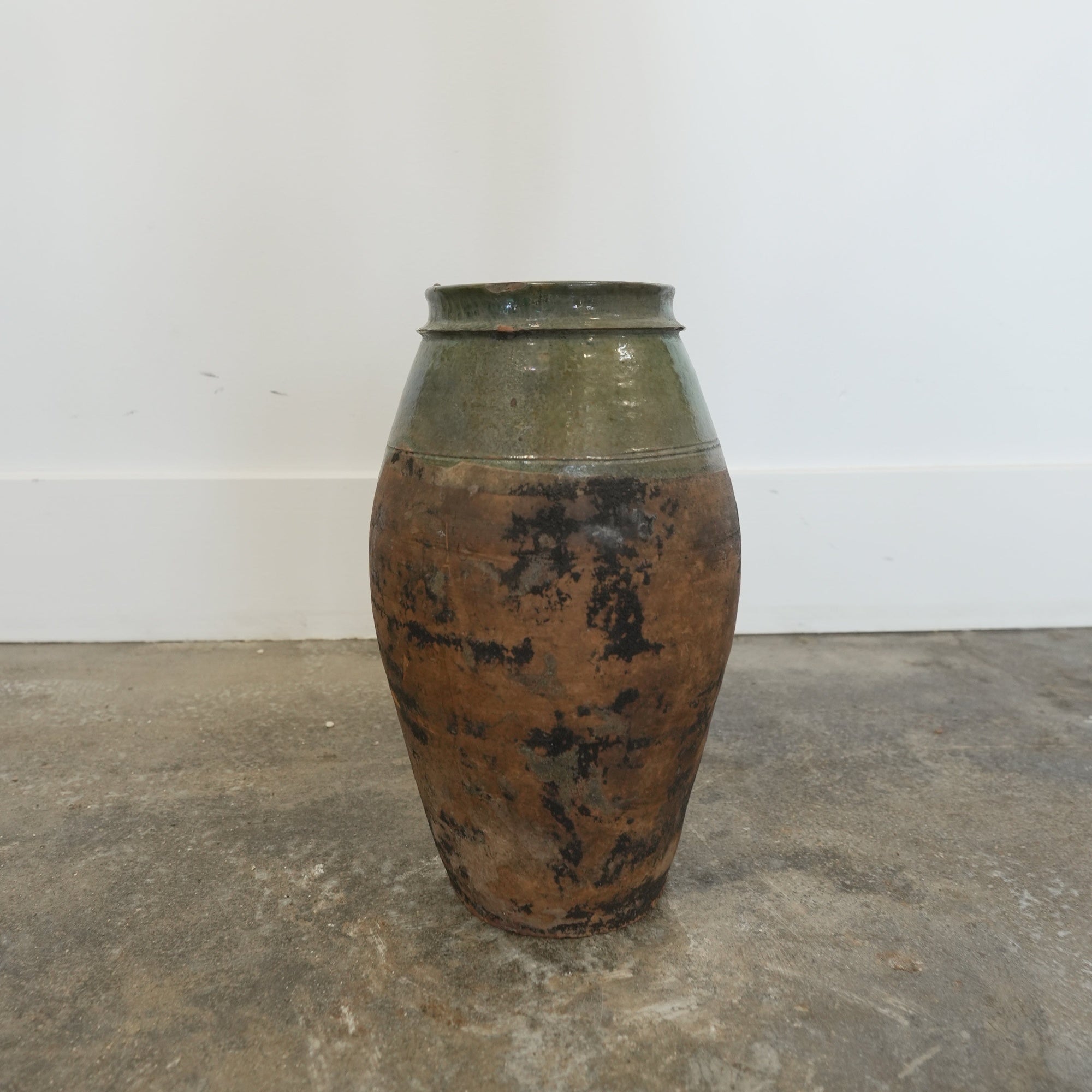 Antique Turkish Olive Oil Jar - Trouvaille Imports