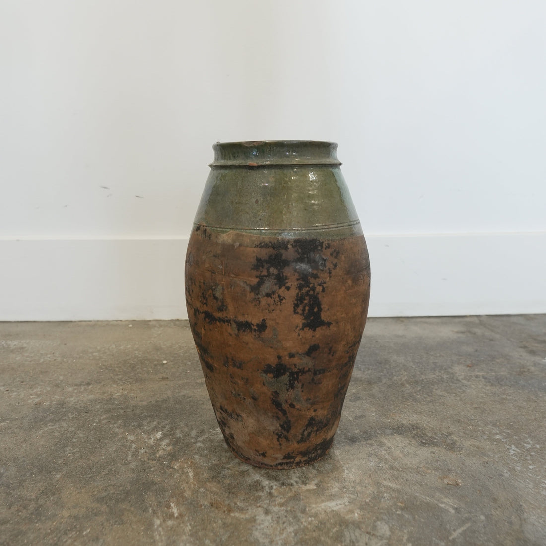 Antique Turkish Olive Oil Jar - Trouvaille Imports