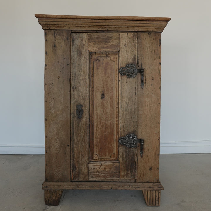 Antique 17th Century Dutch Wooden Chest