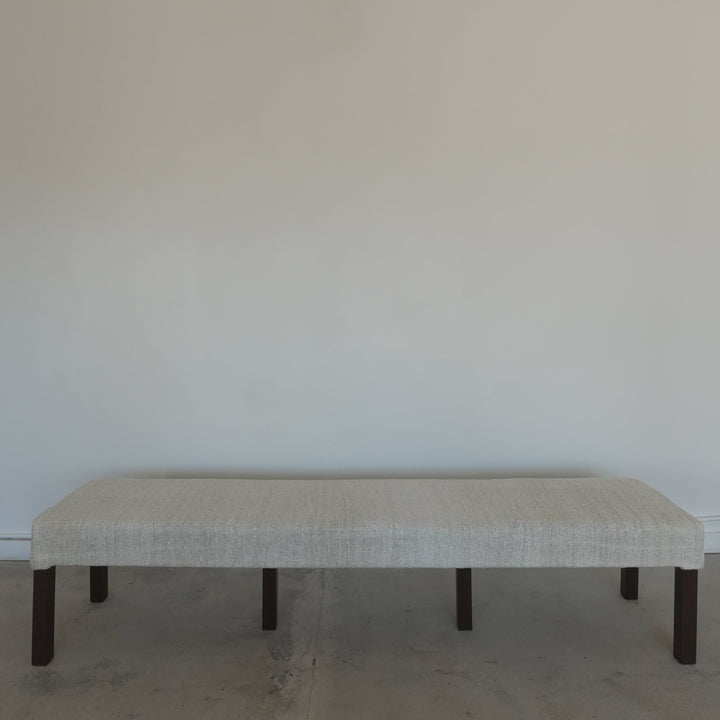 Vintage Turkish Upholstered Bench