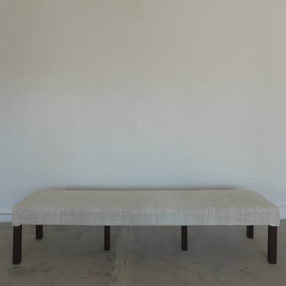 Vintage Turkish Upholstered Bench