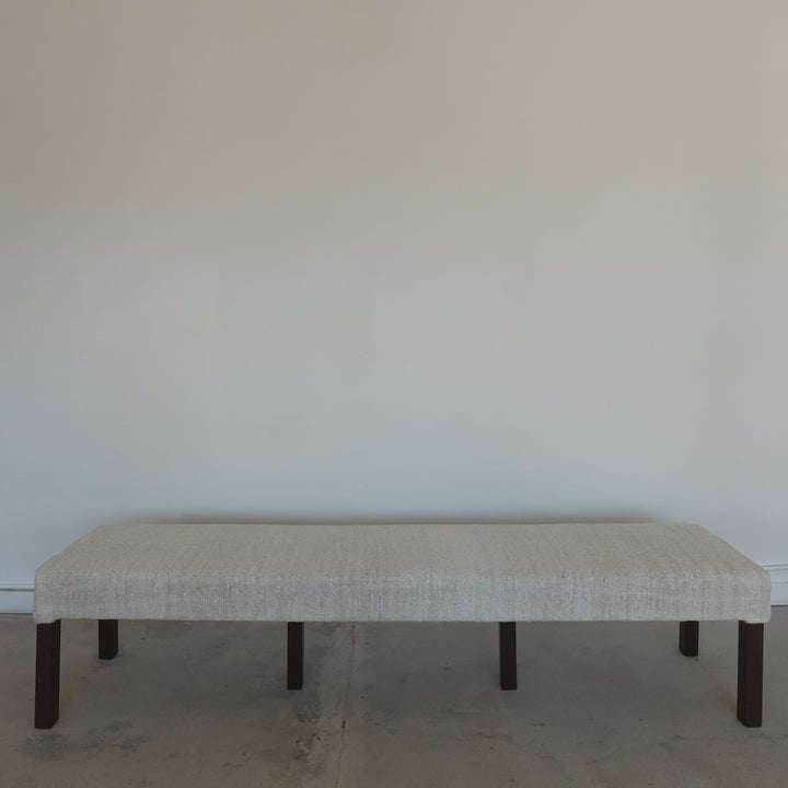 Vintage Turkish Upholstered Bench