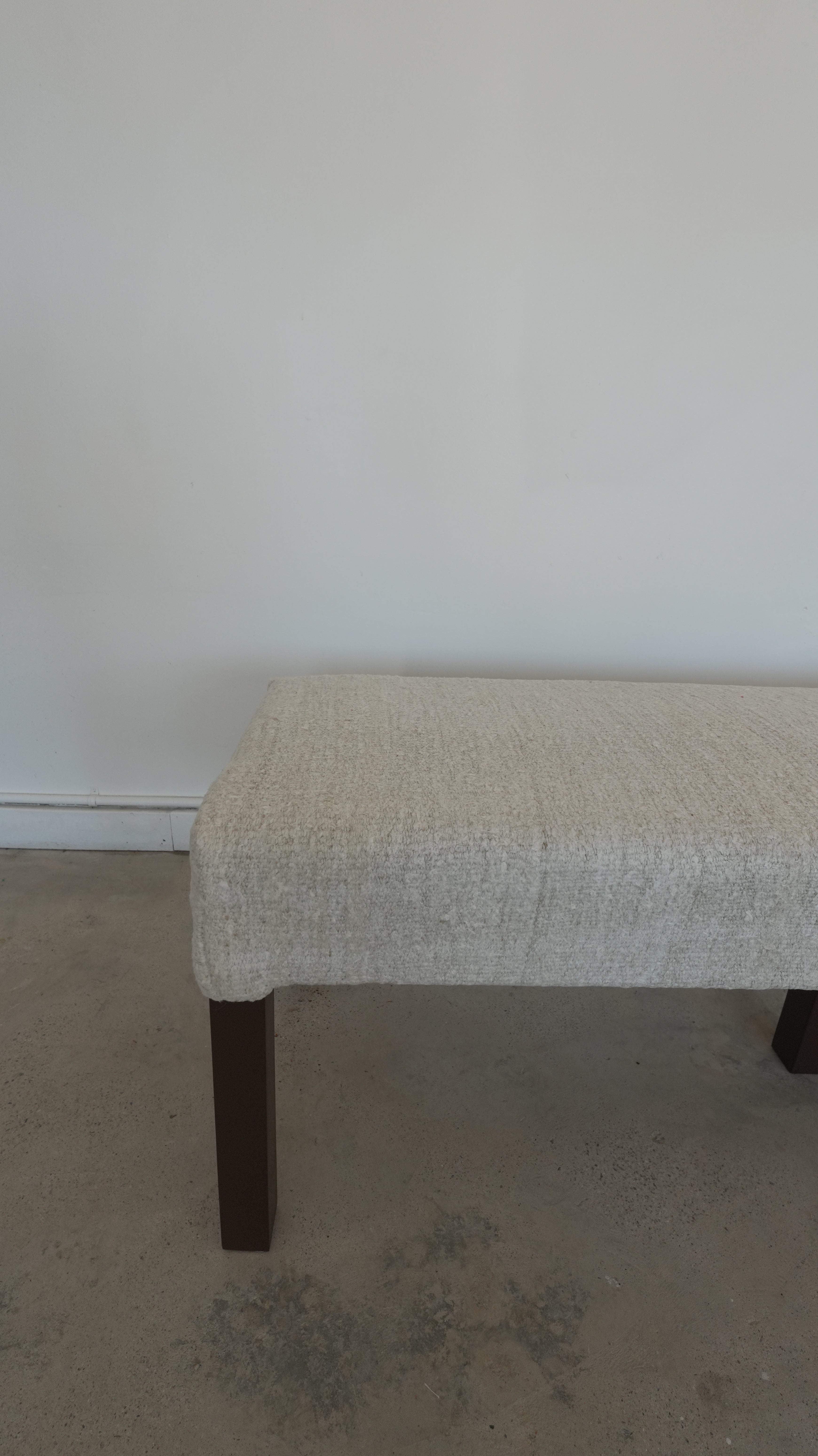Vintage Turkish Upholstered Bench