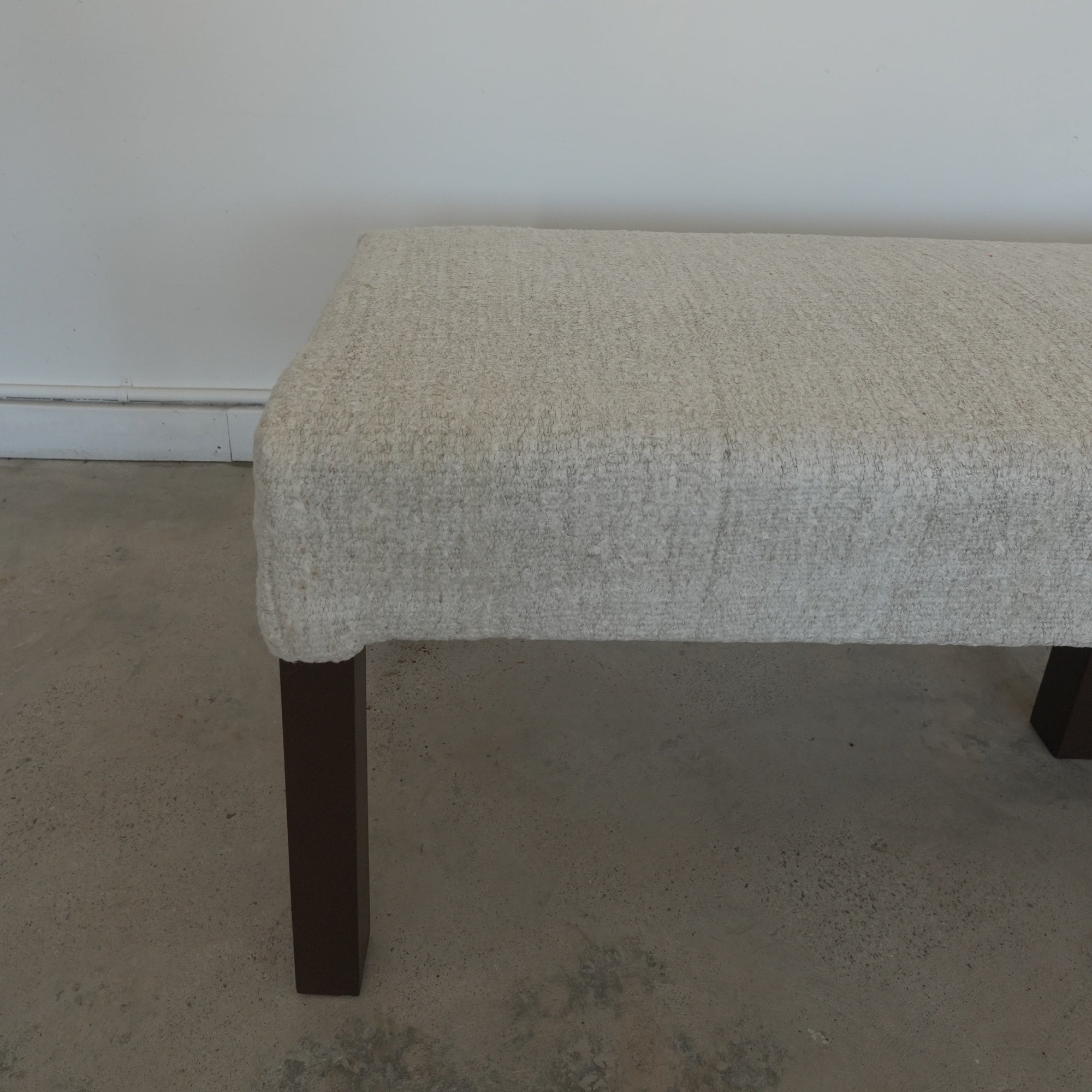 Vintage Turkish Upholstered Bench