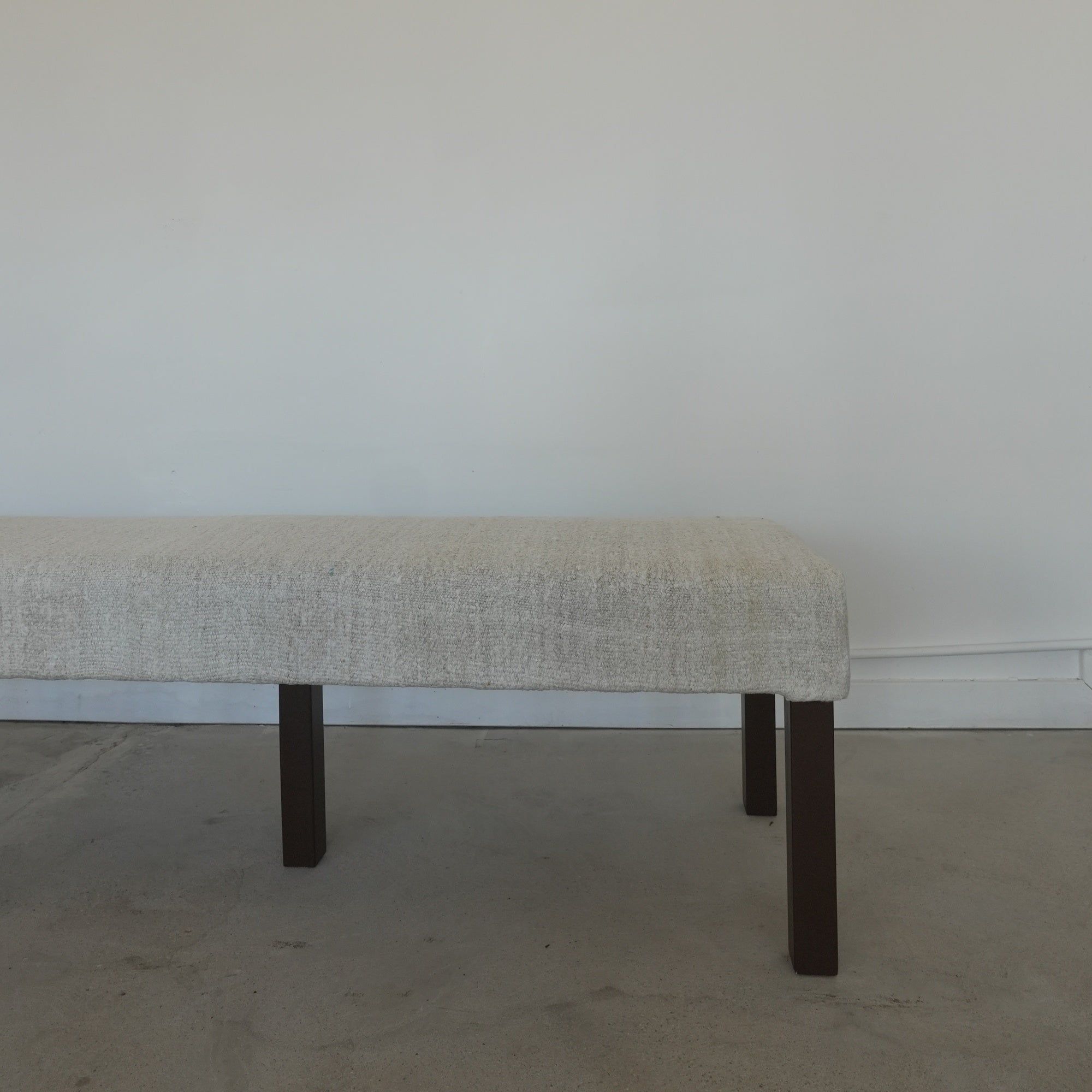 Vintage Turkish Upholstered Bench