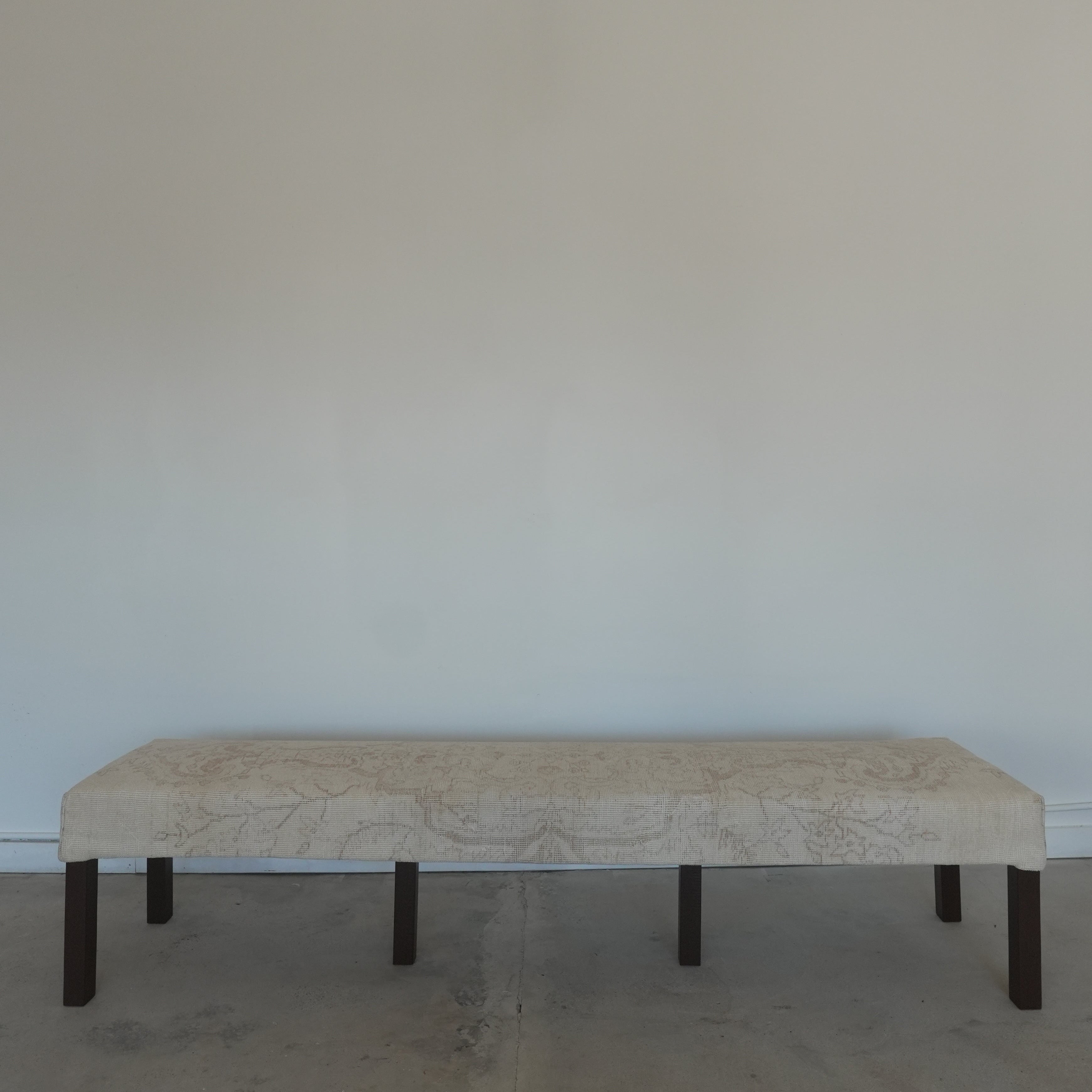 Vintage Turkish Upholstered Bench