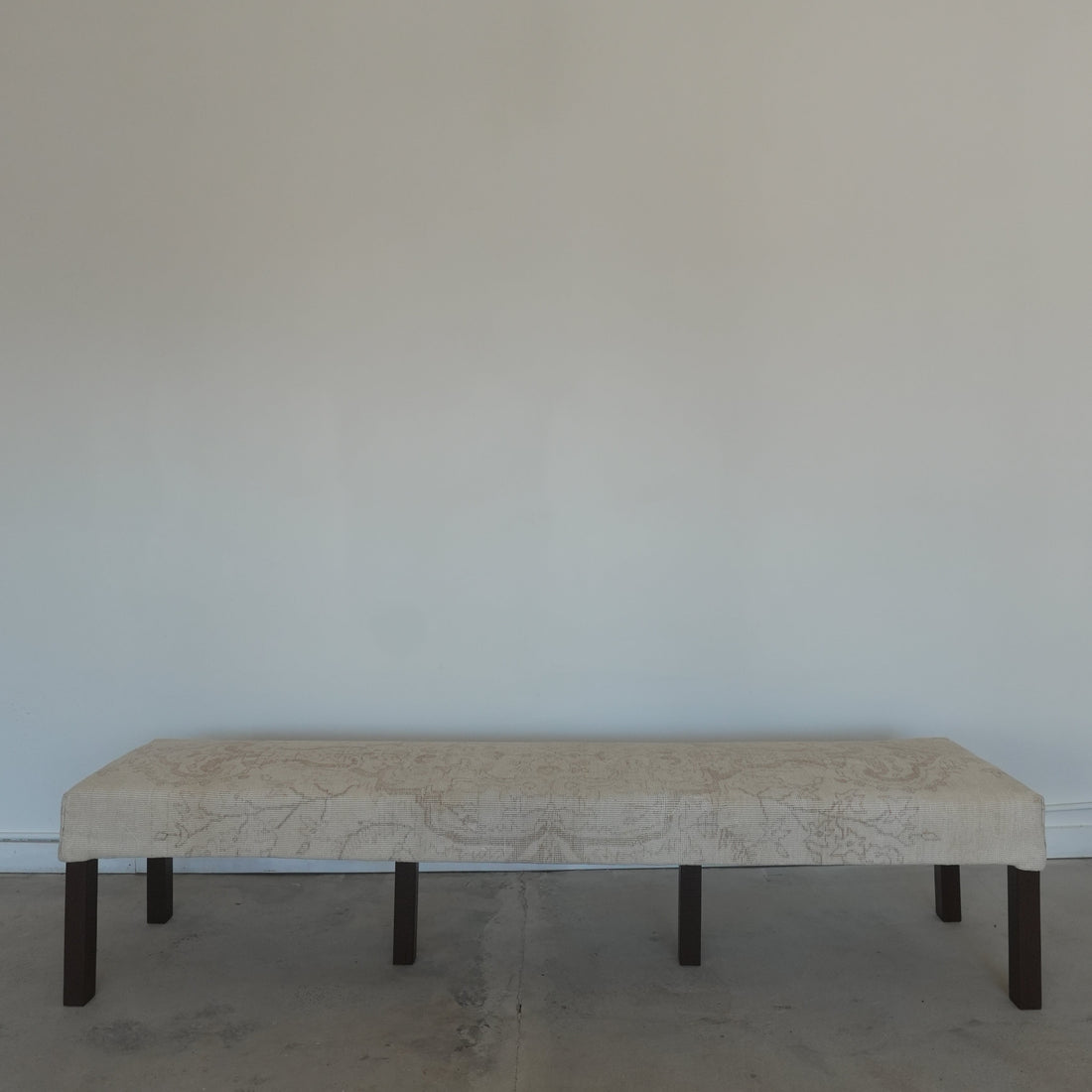 Vintage Turkish Upholstered Bench