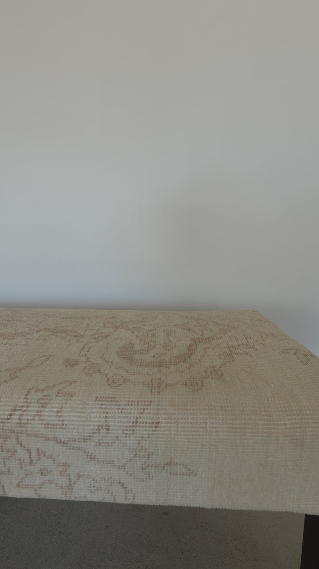 Vintage Turkish Upholstered Bench