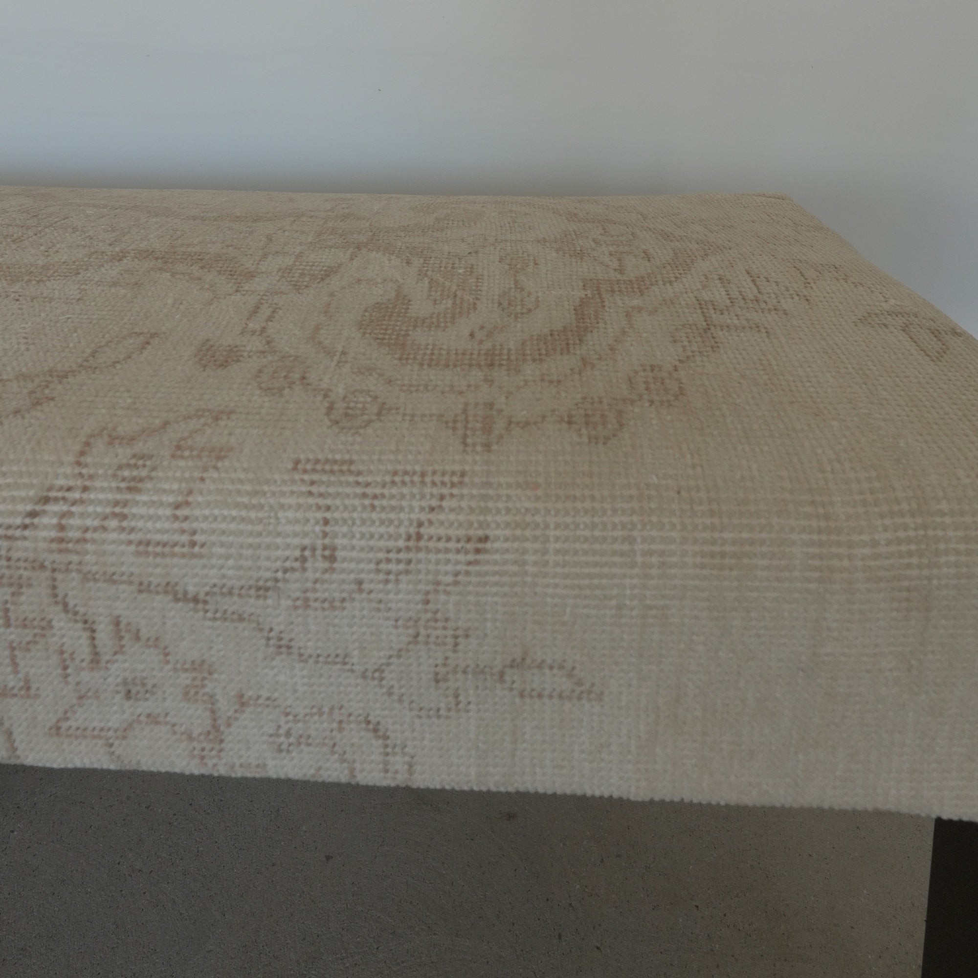 Vintage Turkish Upholstered Bench