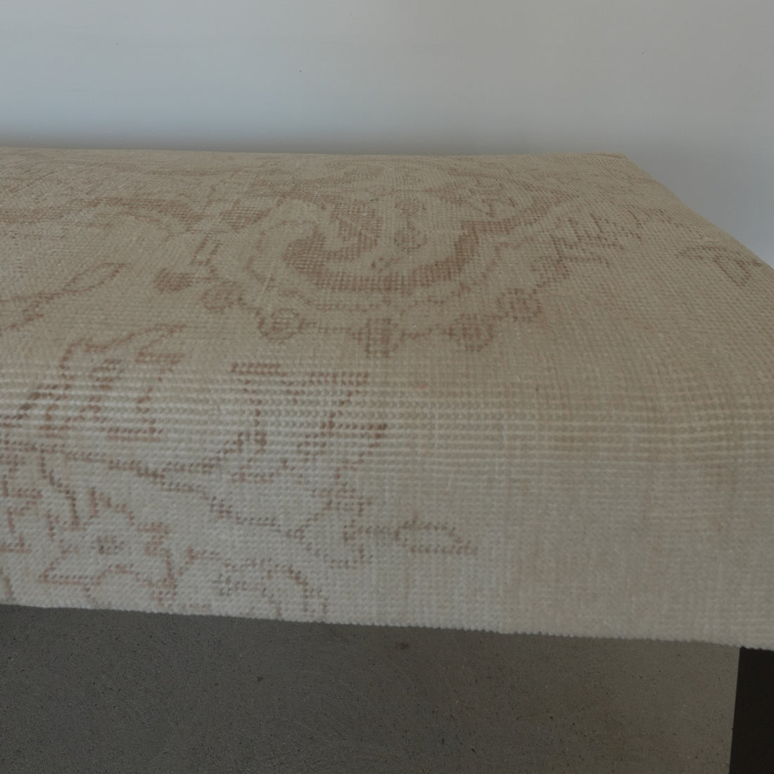 Vintage Turkish Upholstered Bench