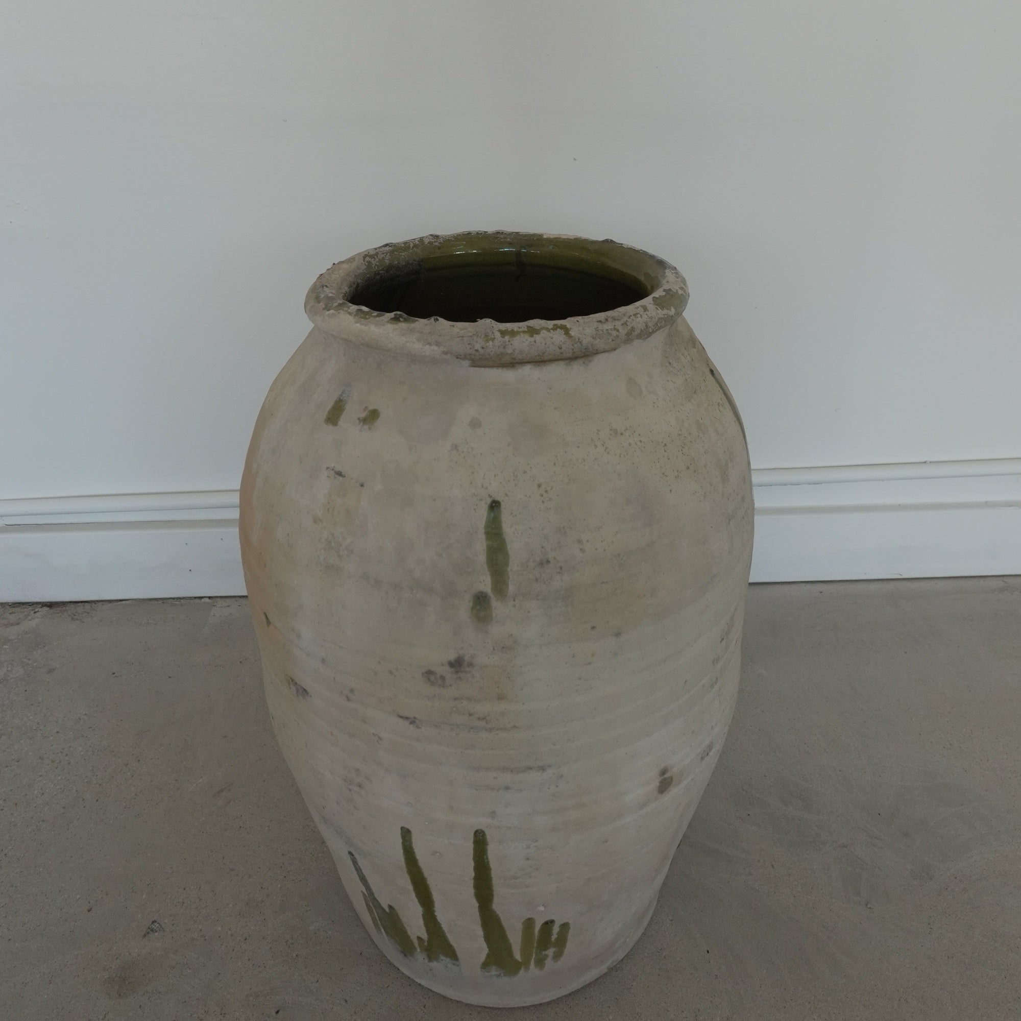 Spanish Antique Olive Jar - Trouvaille Imports
