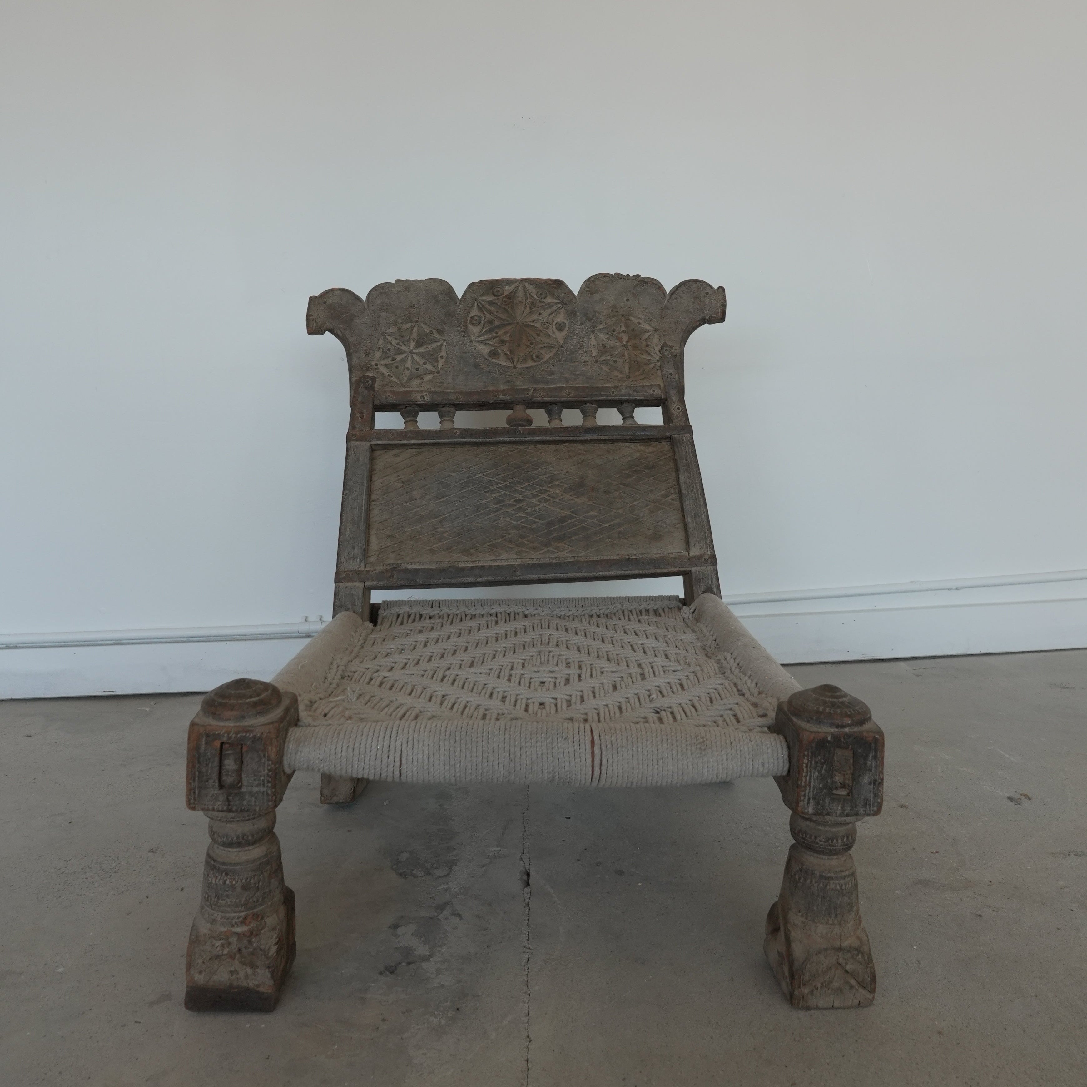 Rare Antique Indian Chair - Trouvaille Imports