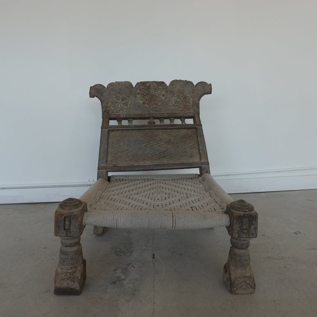 Rare Antique Indian Chair - Trouvaille Imports
