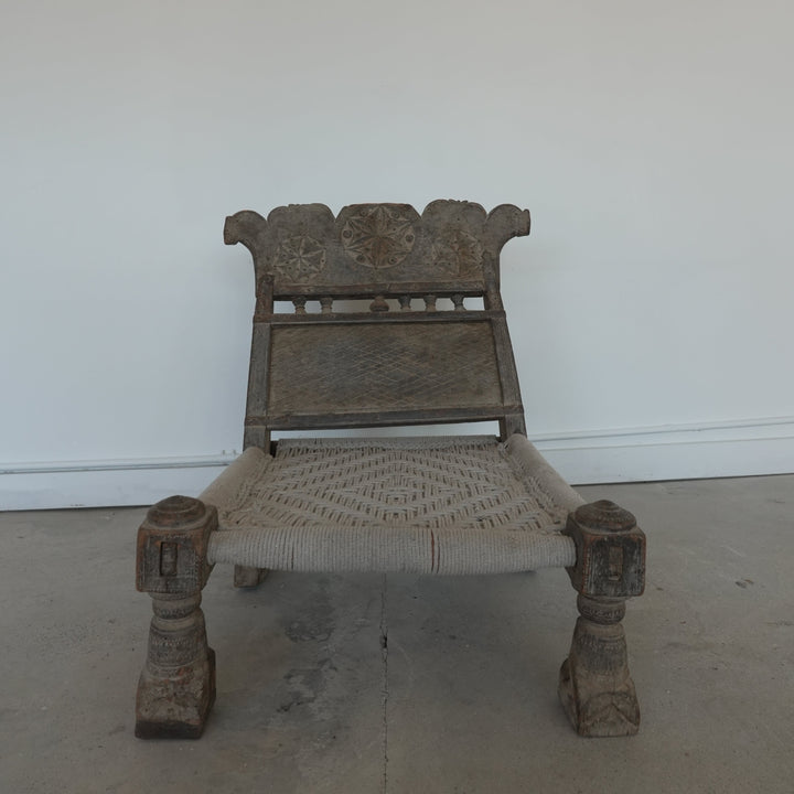 Rare Antique Indian Chair - Trouvaille Imports