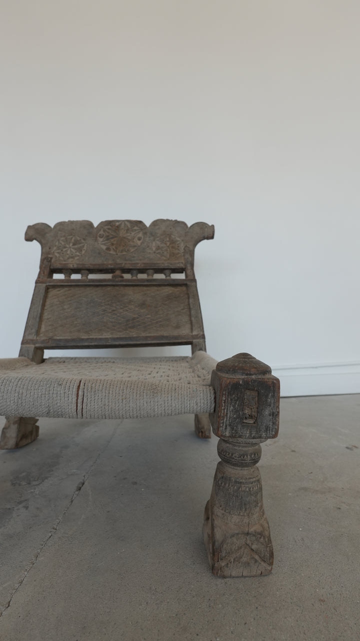 Rare Antique Indian Chair - Trouvaille Imports