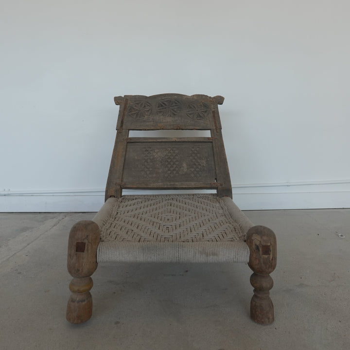 Rare Antique Indian Chair - Trouvaille Imports