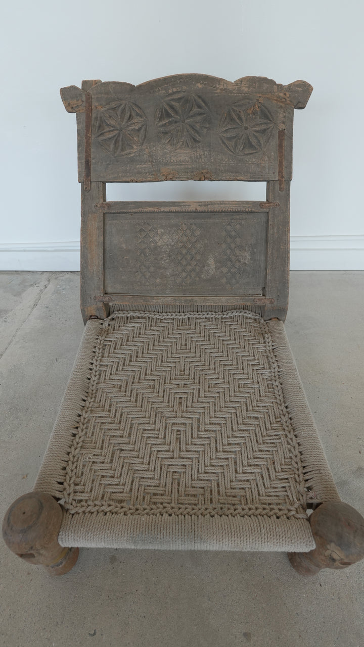 Rare Antique Indian Chair - Trouvaille Imports
