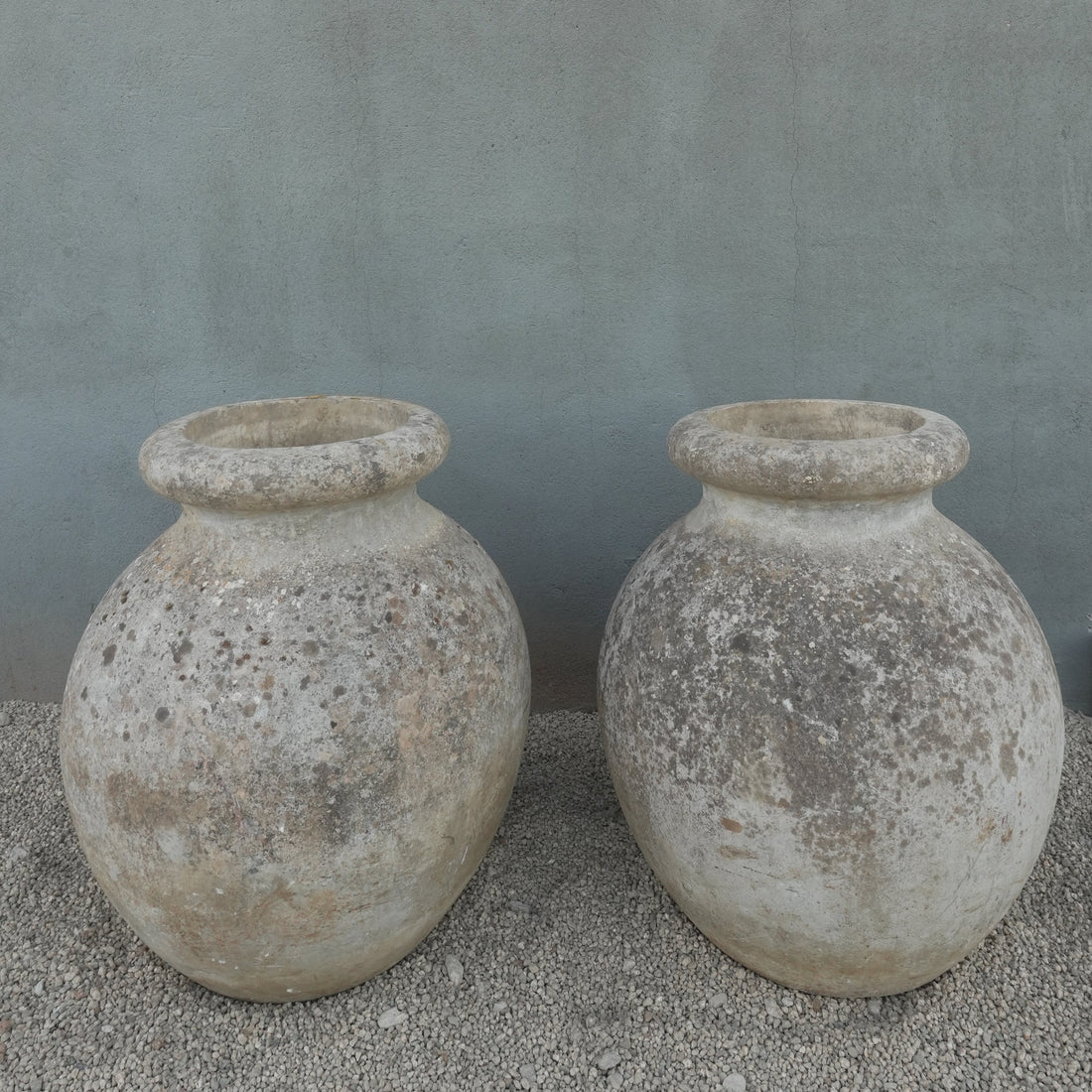 Rare Pair of Willy Guhl Alpine Urns - Trouvaille Imports