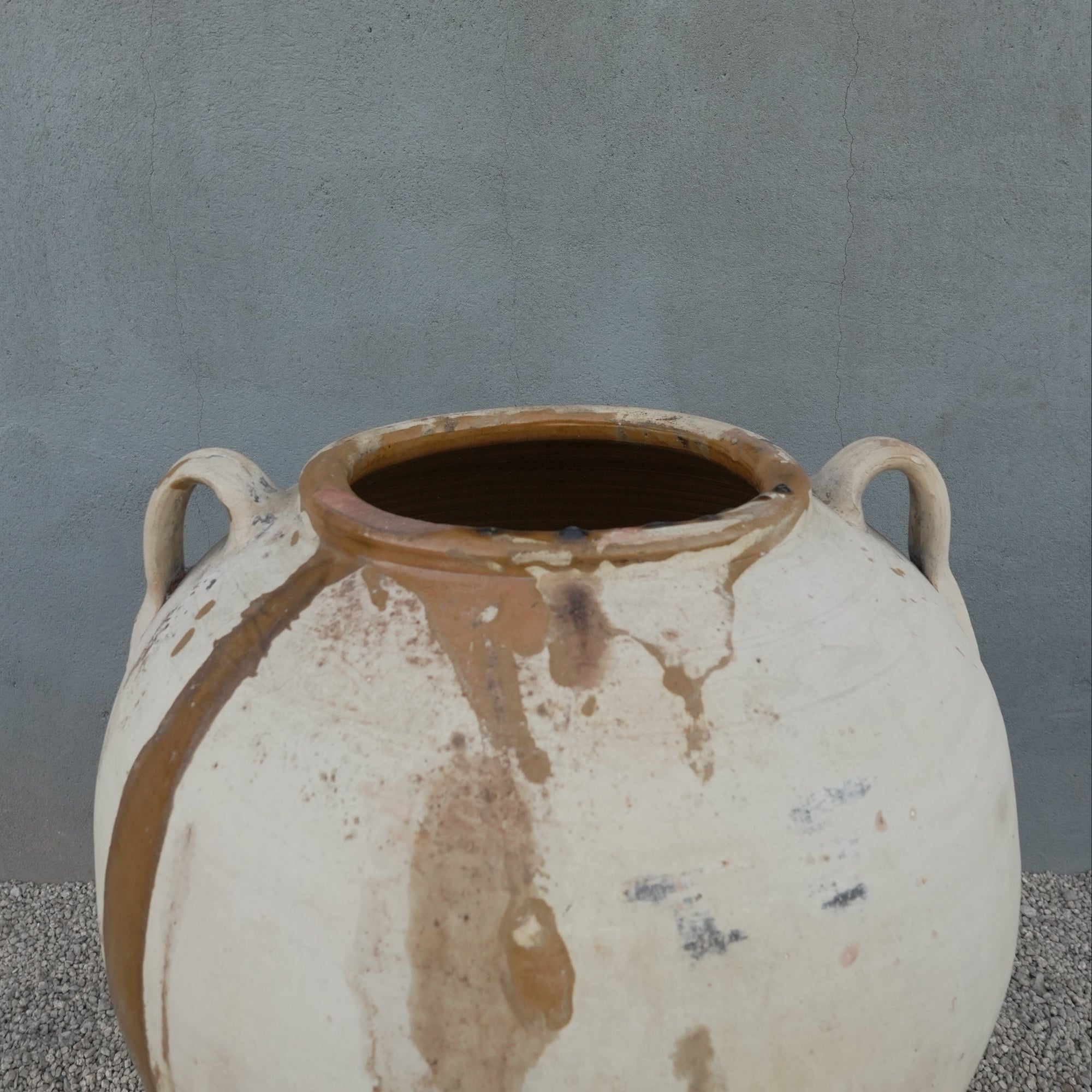 Antique Olive Pot - Trouvaille Imports