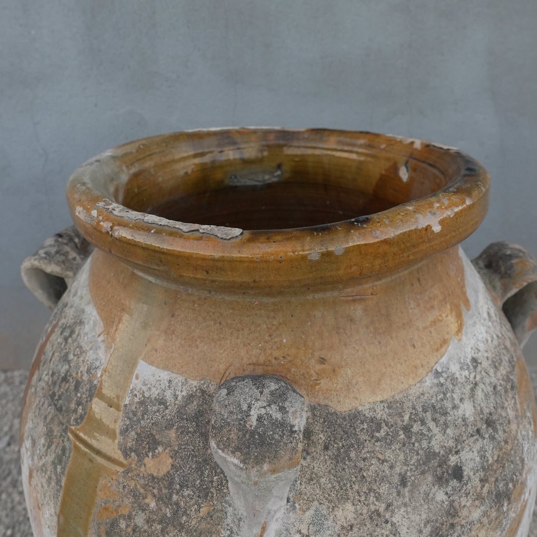 Antique Spanish Olive Oil Pot - Trouvaille Imports