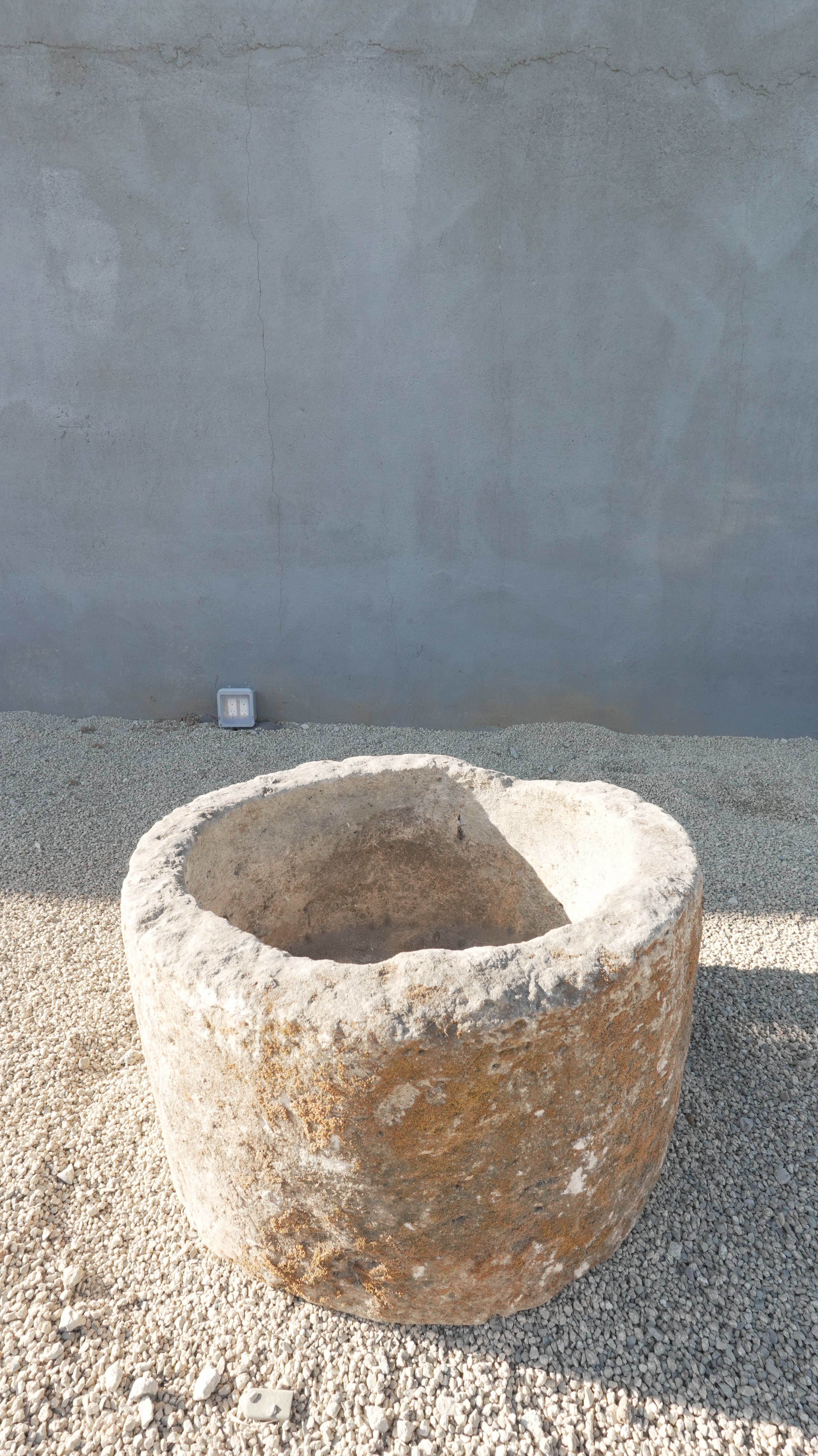 Vintage Limestone Round Trough
