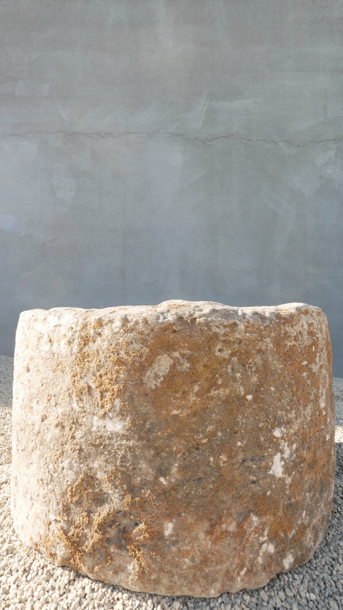 Vintage Limestone Round Trough