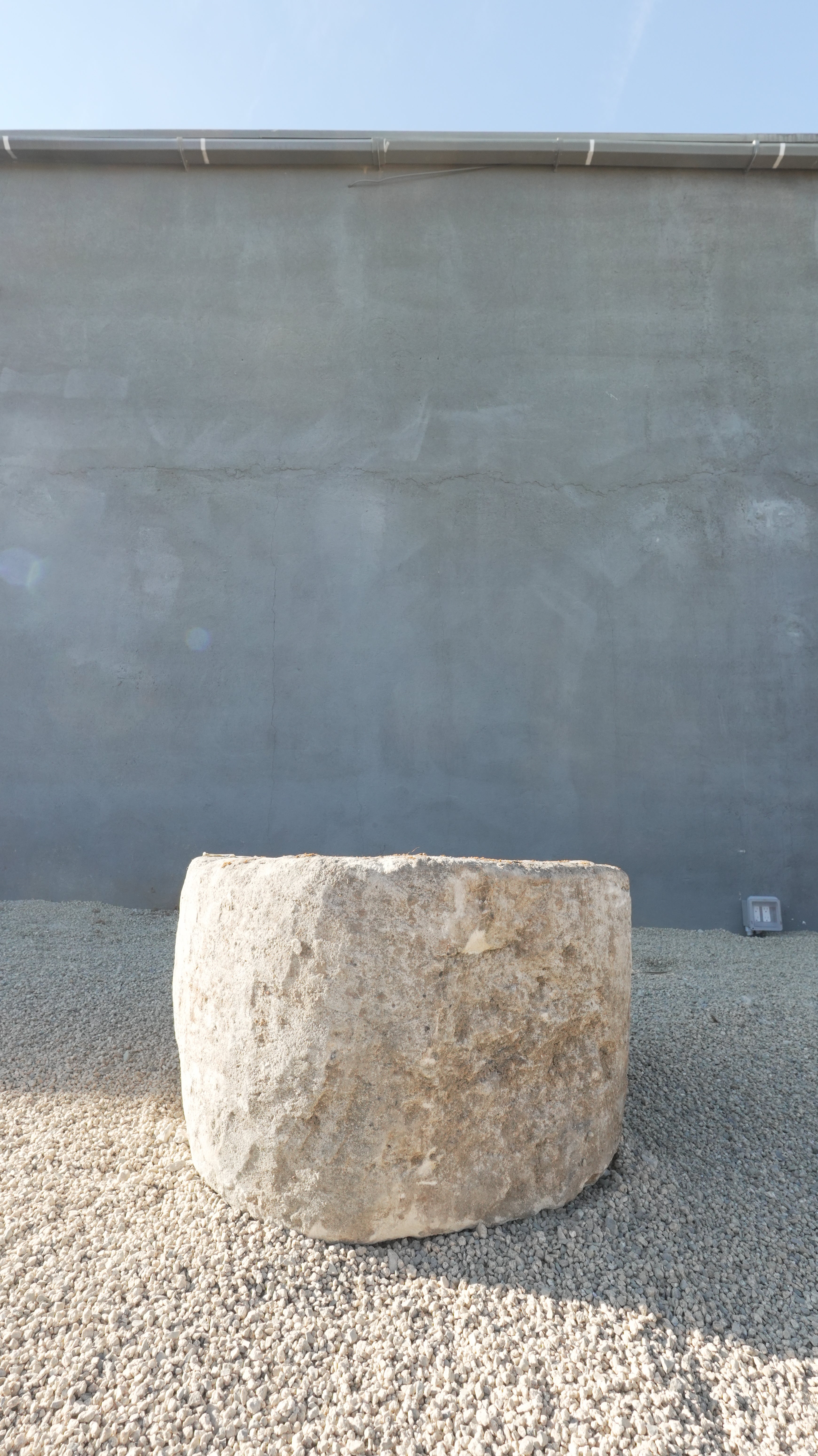 Vintage Limestone Round Trough