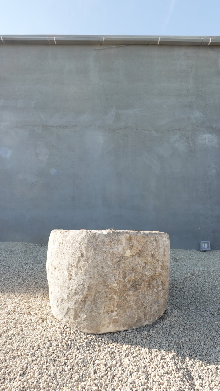 Vintage Limestone Round Trough