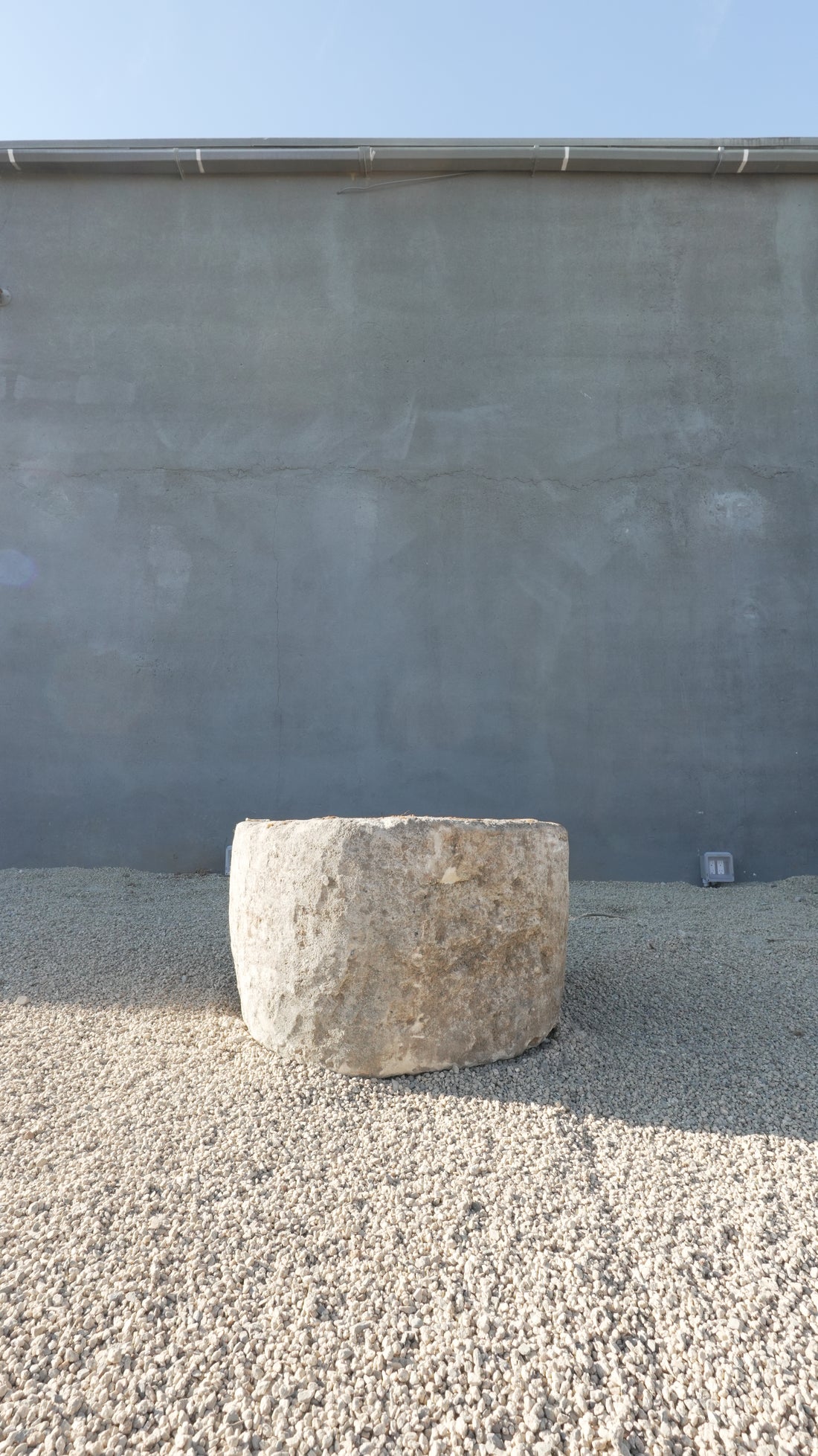 Vintage Limestone Round Trough