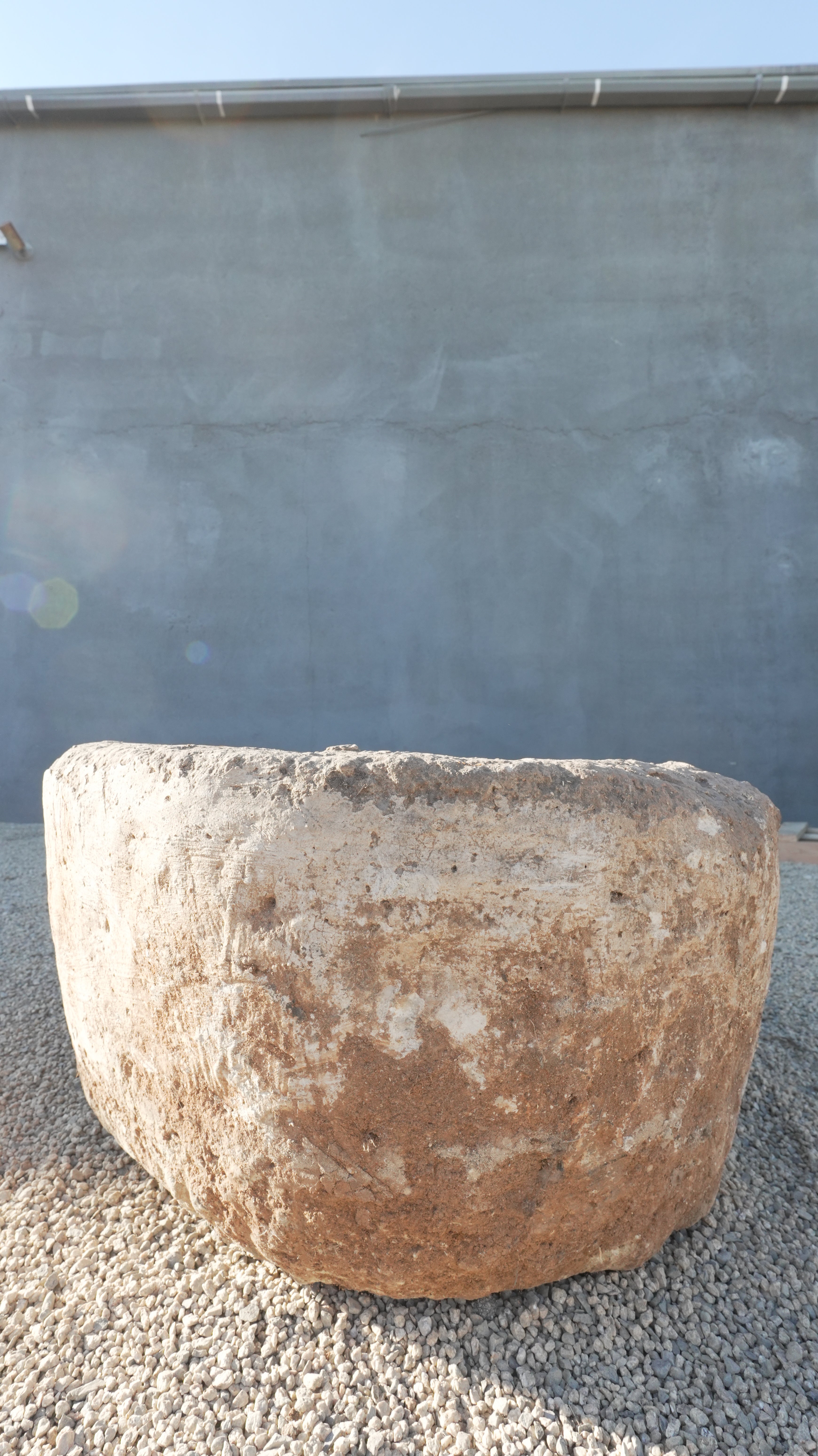 Vintage Limestone Round Trough