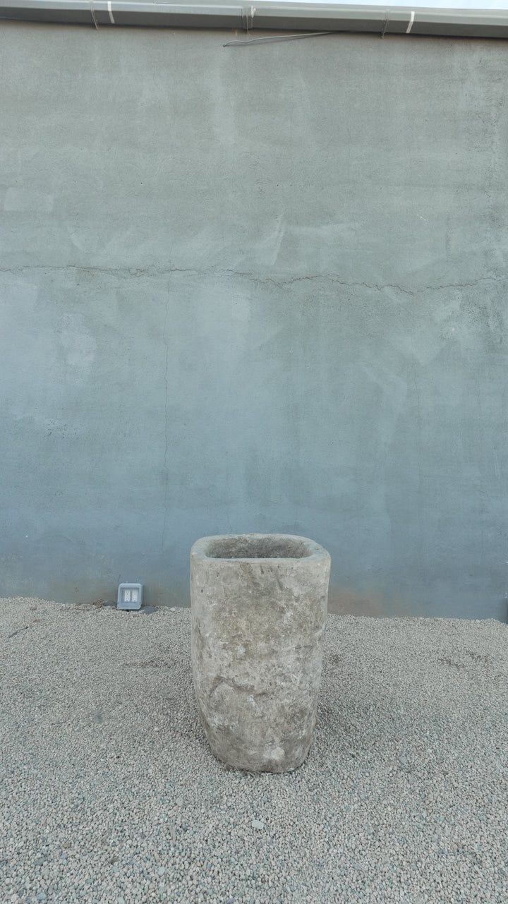 Antique Limestone Planter