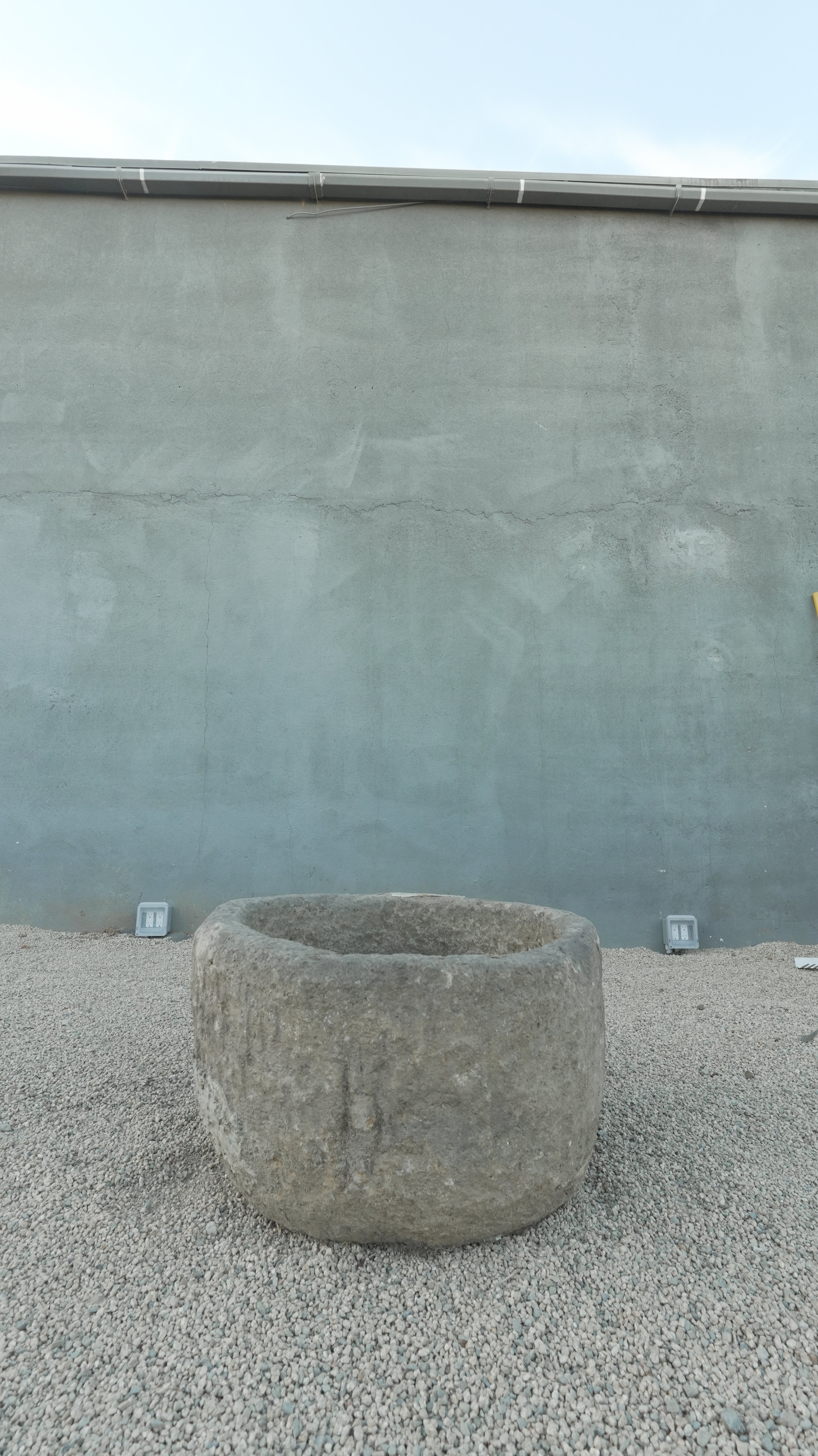 Vintage Limestone Round Trough